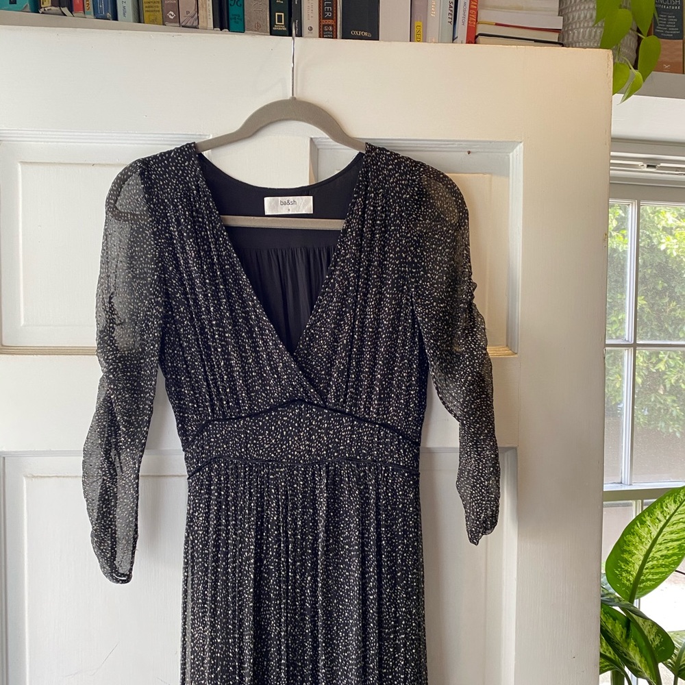 BA&SH Despina Silk Maxi Dress